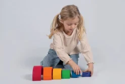 Regnbågsklossar båge 6 delar