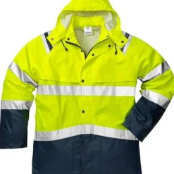 Regnjacka 4624 RS Kl3 Gul/Marin XS