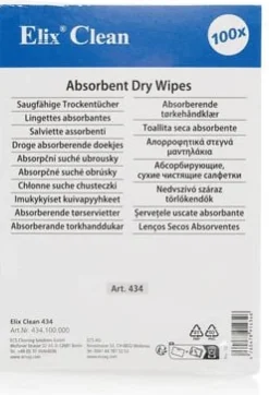 Rengöringsduk ELIX torr luddfri 100/fp