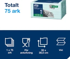 Rengöringsduk TORK Precision W8, 75/FP