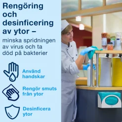 Rengöringsduk TORK Pre W8 blå 40/fp