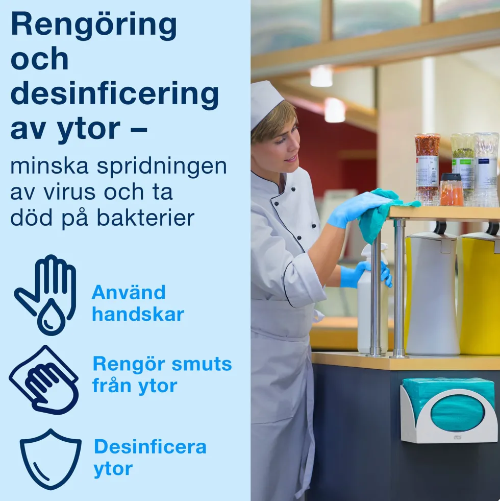 Rengöringsduk TORK Pre W8 blå 40/fp