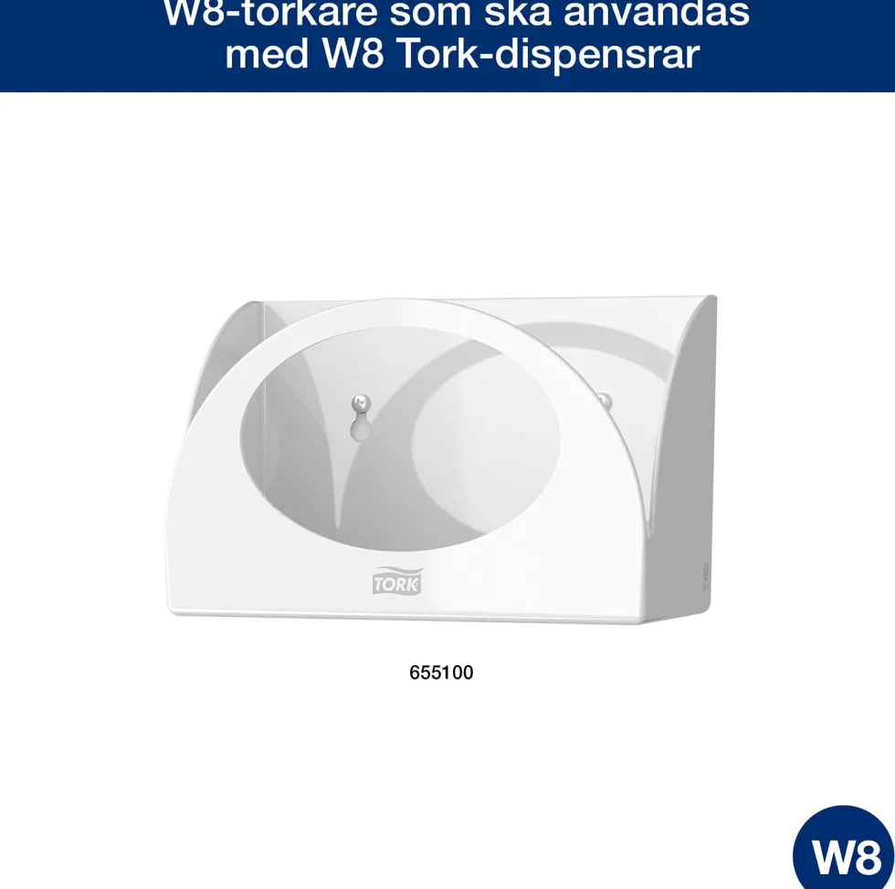 Rengöringsduk TORK Pre W8 blå 40/fp