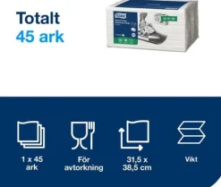 Rengöringsduk TORK Pre W8 kraftig 45/fp