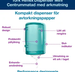 Rengöringsduk TORK W4 Kök vikt vit 75/fp