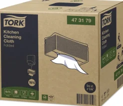 Rengöringsduk TORK W4 Kök vikt vit 75/fp