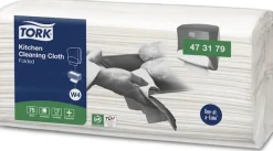Rengöringsduk TORK W4 Kök vikt vit 75/fp