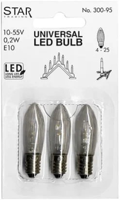 Reservlampa klassisk universal LED 3/fp