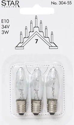 Reservlampa 3-pack Sparebulb