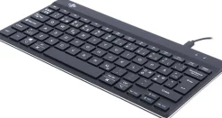 R-Go Compact Break Ergonomic Keyboard (Nordic), wired, Black
