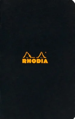 Rhodia Classic stapl black 7,5x12cm squa
