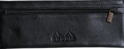 Rhodia flat pencilcase leather black