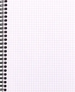 Rhodia NoteBook wire black A5+ squared