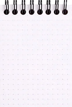 Rhodia NotePad wire black A7 dot