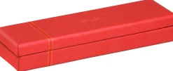 Rhodiarama pencil box 21x5,5x3cm Poppy