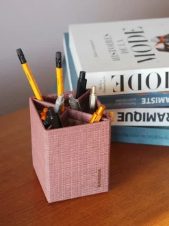 Rhodiarama Pencil holder Amarante 8x8x11