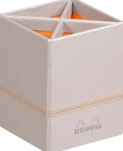Rhodiarama Pencil holder Silver 8x8x11