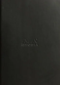 Rhodiarama Sewn spine Black A5 L
