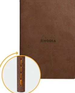 Rhodiarama Sewn spine Choco A5 L