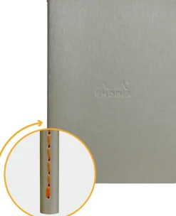 Rhodiarama Sewn spine Silver A5 L