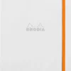 Rhodiarama soft A5 white dot ivory