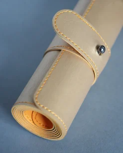 Rhodiarama soft desk pad M Gold