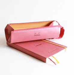 Rhodiarama tray pencase Burgundy