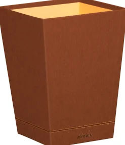 Rhodiarama waste bin Copper
