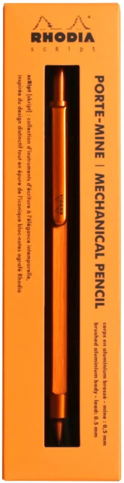 Rhodia scRipt mechanical pencil ORANGE 0,5mm