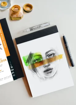 Rhodia T Mixed Media pad A3+ landscap