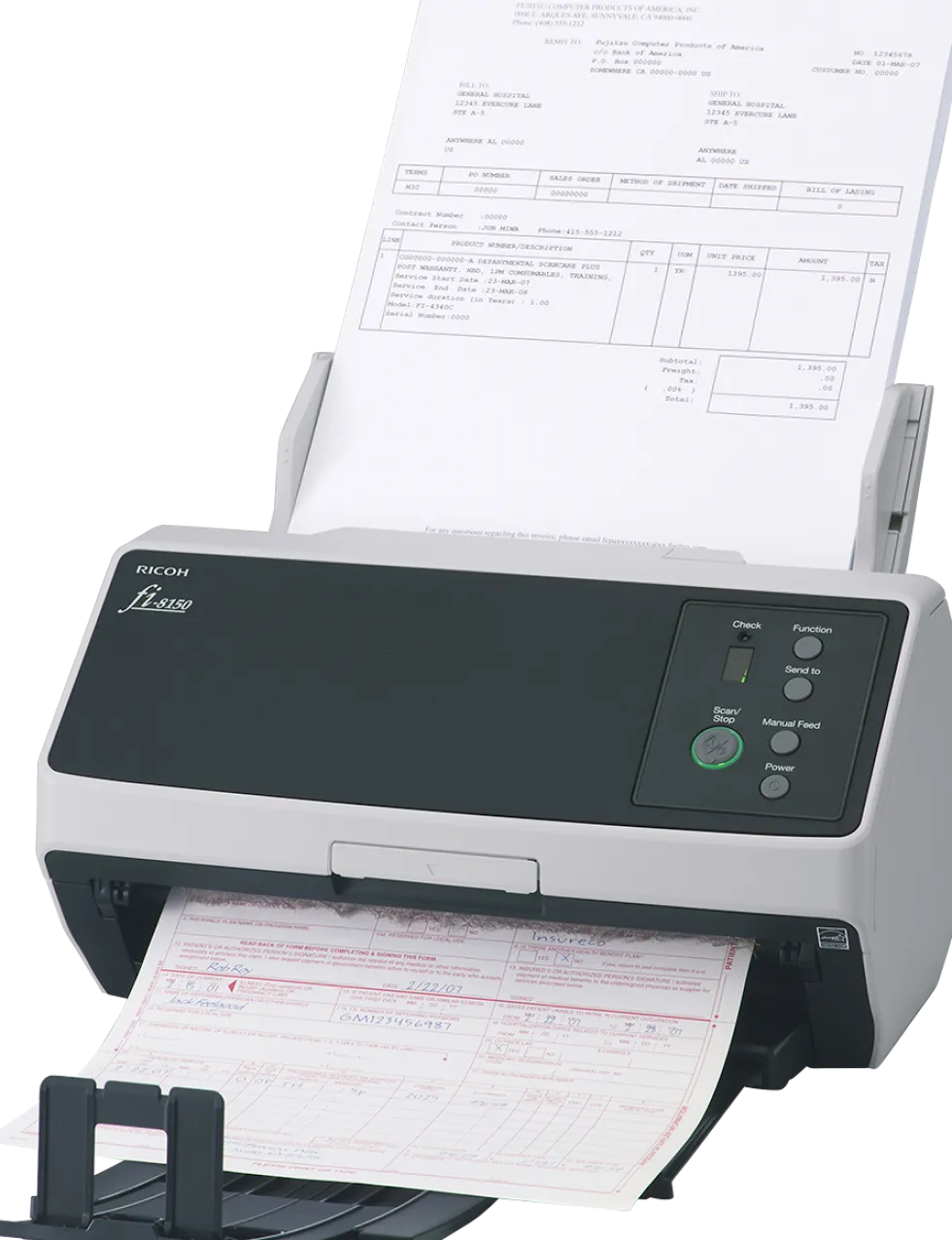 Ricoh fi-8150 50ppm,600dpi,100ADF,USB3.2
