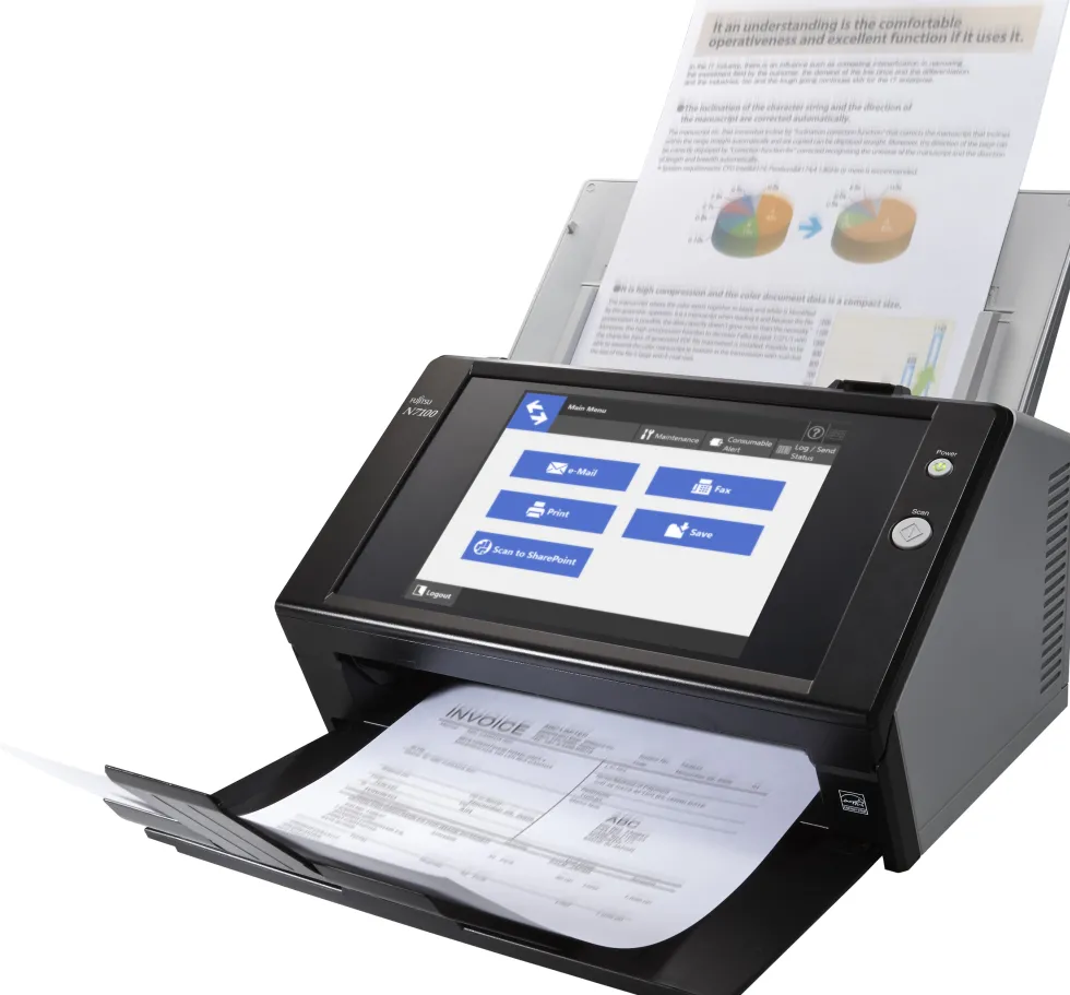 RICOH Network Scanner N7100E 25ppm,ADF50,600dpi,A4