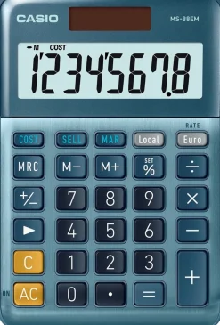 Räknare Casio MS-88EM blå