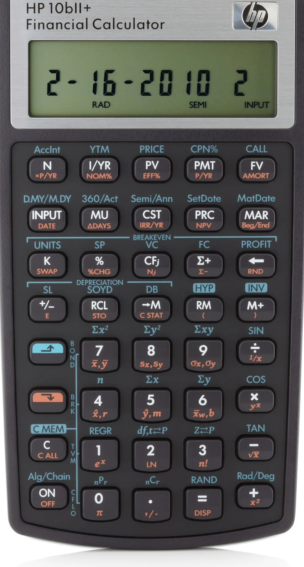 Räknare finans HP 10BII+ (Nordic CD)