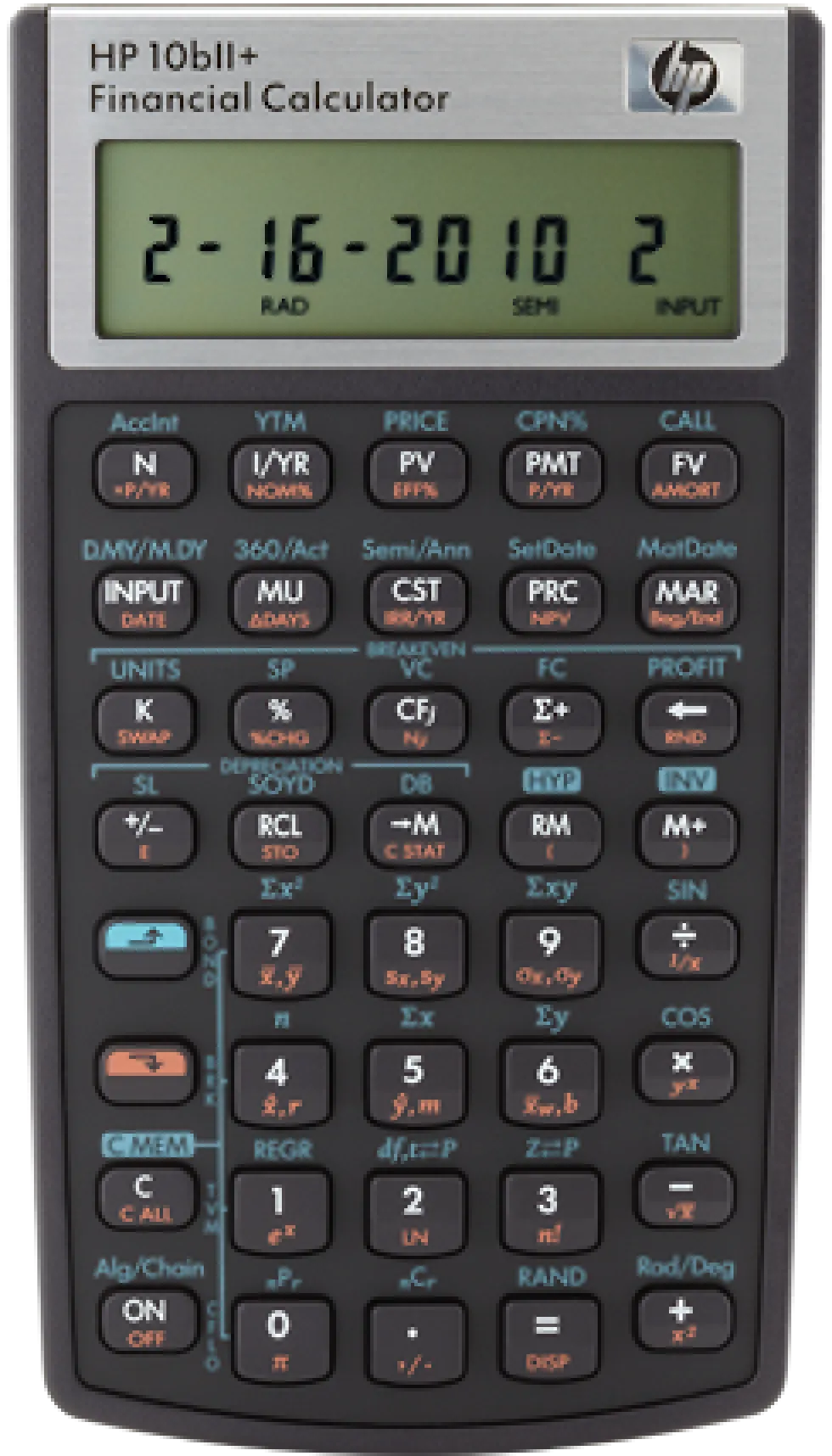 Räknare finans HP 10BII+ (Nordic CD)