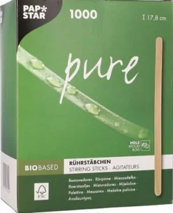 Rörpinne PURE Trä 17,8cm x 5mm 1000/fp