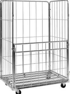 Rullcontainer 4 sidor öppn. långsida