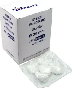 Rundtork GV steril 5-p 30mm 75/fp