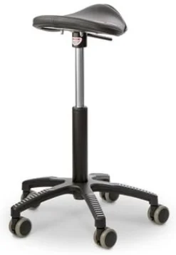 Sadelstol GET UP SADDLE konstläder svart
