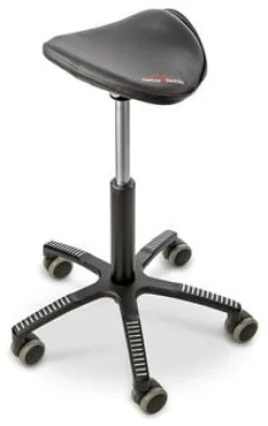 Sadelstol GET UP SADDLE konstläder svart