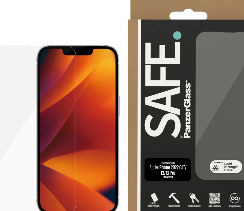 SAFE. iPhone 14/13/13 Pro UWF Screen Protector