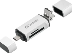 Sandberg Card Reader USB-C+USB+MicroUSB