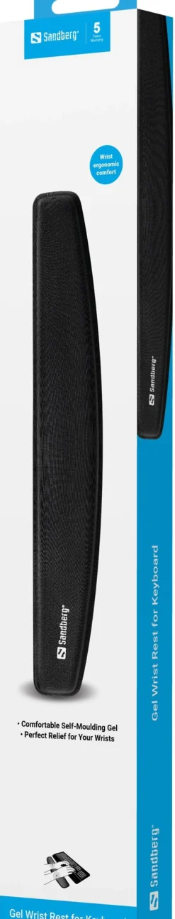Sandberg Gel wrist rest for keyboard
