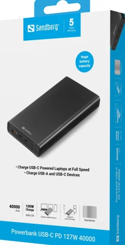 Sandberg Powerbank USB-C PD 100W 38400