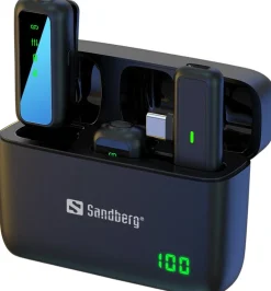 Sandberg Streamer USB-C Wireless Mic x2