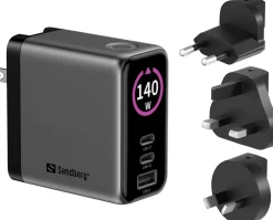 Sandberg Travel Charger PD140W Display