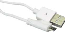 Sandberg USB-A to MicroUSB, White (1m)
