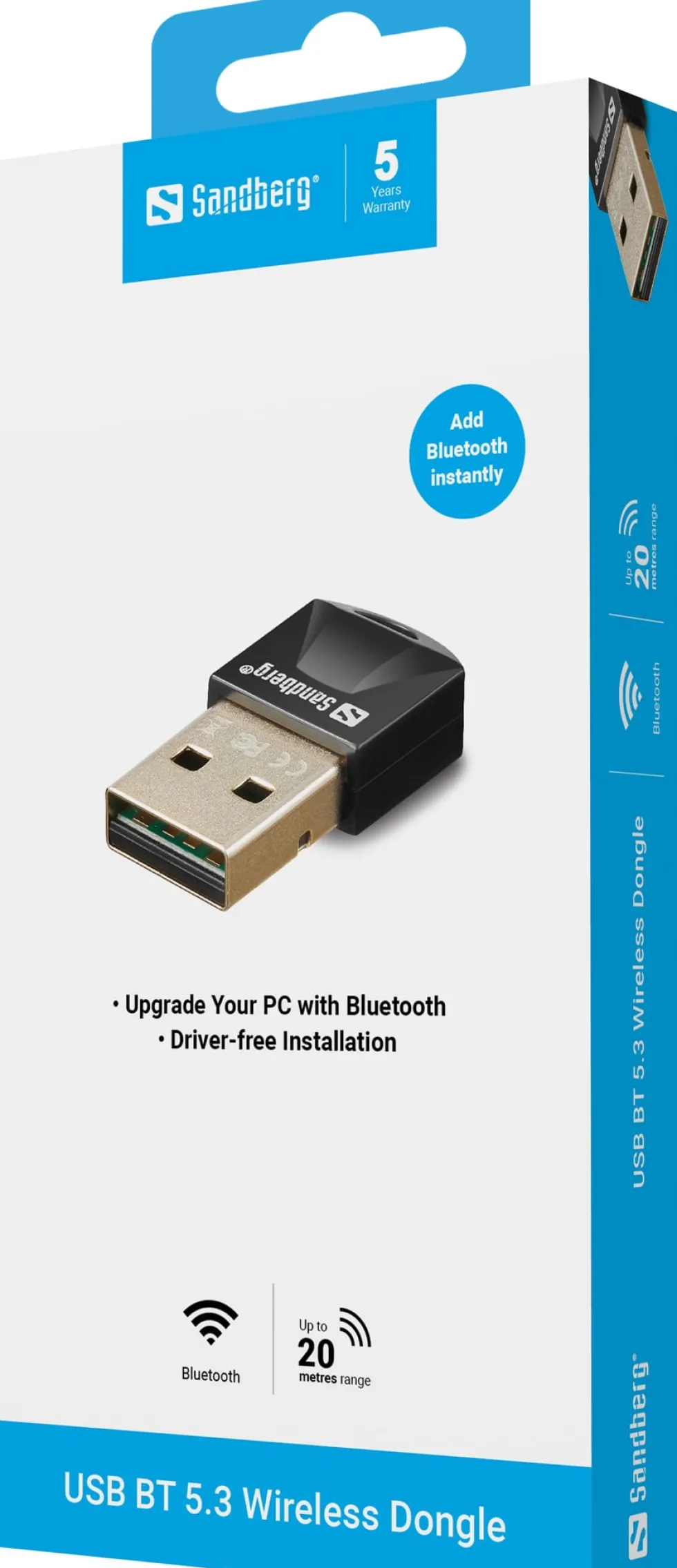 Sandberg USB Bluetooth 5.0 Dongle