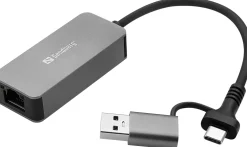 Sandberg USB-C/A 2.5 GbE RJ45 Adapter