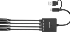 SANDBERG USB-C/A to 2A+2C Splitter